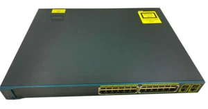 WS-C2960+24PC-L I Cisco Catalyst Ethernet Switch PoE 2 x SFP 24 Ports 10/100Base - Picture 1 of 4