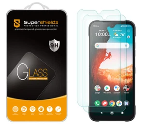 2X Supershieldz Tempered Glass Screen Protector for Kyocera DuraSport 5G UW - Picture 1 of 5