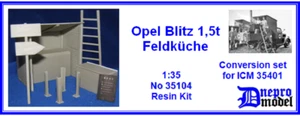 Dnepro Model Dn35104 1/35 Opel Blitz 1.5 ton Feldkьche (for ICM 35401) model kit - Picture 1 of 12