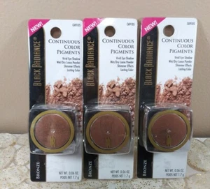 3 Black Radiance Continuous Color Pigments Loose Eye Shadow Powder ca9105 bronze - Picture 1 of 1