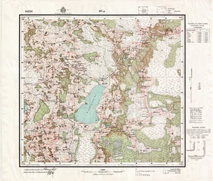 1936 Vintage Latvia army topographic map - 68-a JEKABPILS APRINKIS, 1:25 000 - Picture 1 of 5