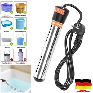 3000W Timing Poolheizung Tauchsieder Elektrischer Badewanne Tauchwasserbereiter - Bild 1 von 15
