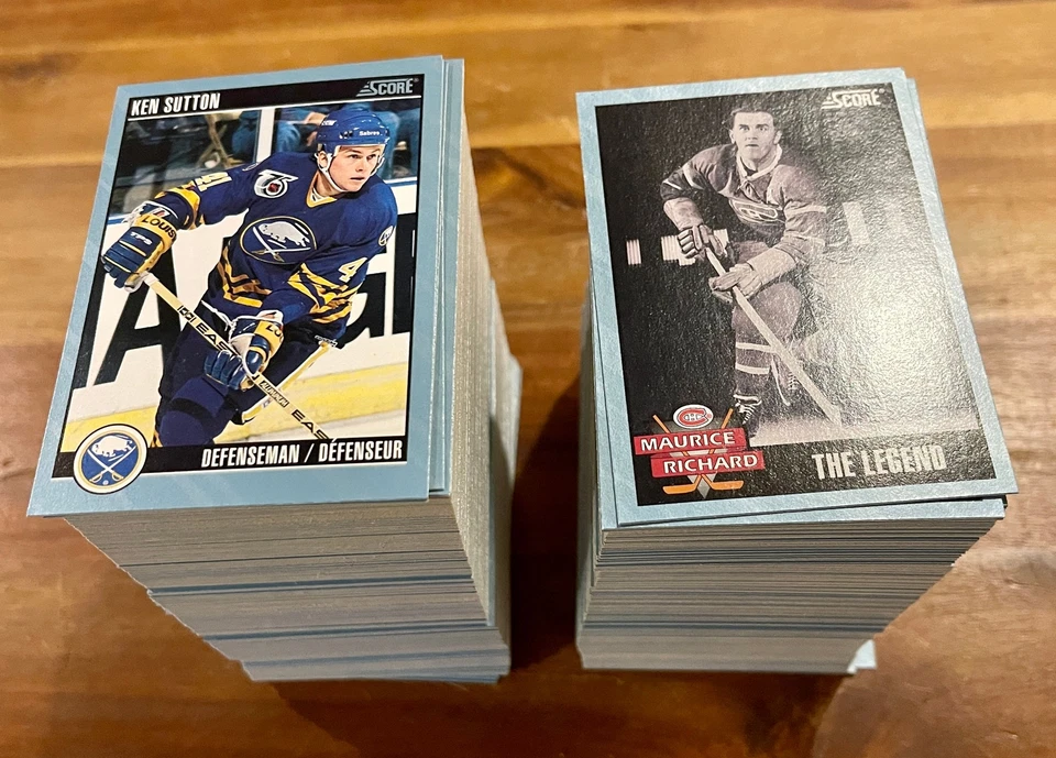 1992-93 Score Canadian Hockey Cards 251-500 (NM) - You Pick - Complete Your Set - Image 1 of 1