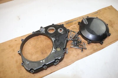 99-02 2001 SUZUKI SV650 CUBIERTA LATERAL EMBRAGUE INTERIOR Y EXTERIOR Cubierta de la caja del motor OEM Foto 1 de 4