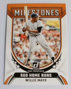 2024 Panini Donruss - Milestones #3 Willie Mays - Picture 1 of 2