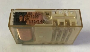 RELÉ DE SEGURIDAD DE 10 PINES HENGSTLER W421 (#HDZ-468-1003) 6A 230/240V (ENVÍO GRATUITO) - Imagen 1 de 10