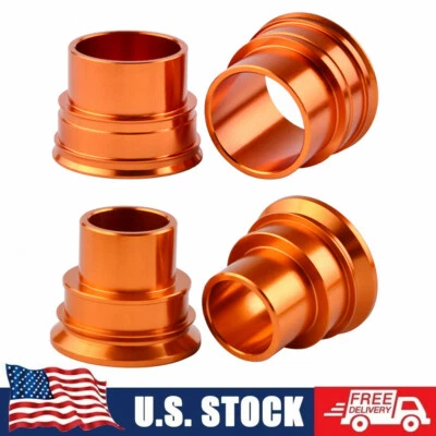 CNC Front Rear Wheel Spacer Hub Collars For KTM 125-450 530 SX SXF XCF 2003-2012 - Image 1 of 4