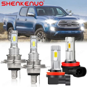 For Toyota Tacoma 2012-2015 Combo LED Headlight High/Low + Fog Light Bulbs 6000K - Bild 1 von 16