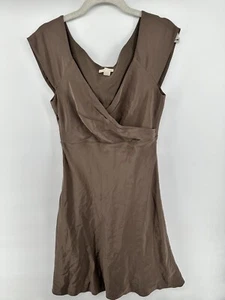 J.CREW Vintage Sophia Silk Periwinkle Tricotine Surplice Dress size 6 - Picture 1 of 3