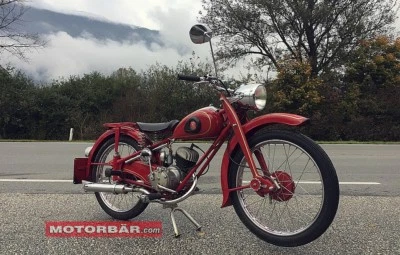 Adler M 100 M100 Oldtimer Motorrad 1954 Original Papiere - Bild 1 von 4