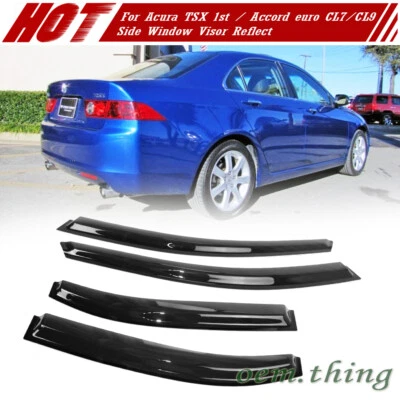 Fit FOR Acura TSX 1st / Honda Accord Euro CL7 CL9 Sedan Window Visor Reflect 07 - Imagem 1 de 3