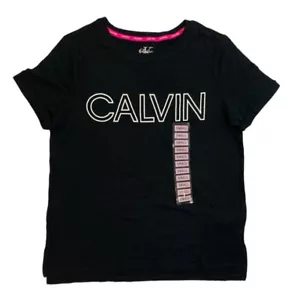 Calvin Klein Women's Crew Neck Rolled Sleeve Graphic T-shirt SELECT STYLE / SIZE - Picture 1 of 4