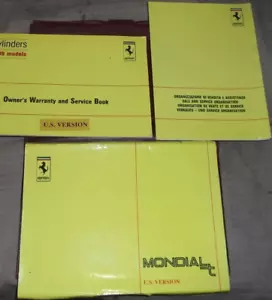 1989 Ferrari Mondial Proprietari Operation & Manuale Libro US Versione - Foto 1 di 6