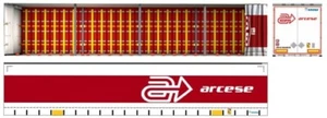 Nuova ARCESE lato aperto adesiva trasparente per rimorchi Herpa 1/87. - Foto 1 di 5