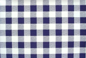 Tischdecke Meterware Wachstuch abwaschbar karo blau - Bild 1 von 2