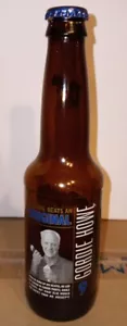 GORDIE HOWE DETROIT RED WINGS COORS BEER BOTTLE EMPTY - Picture 1 of 2