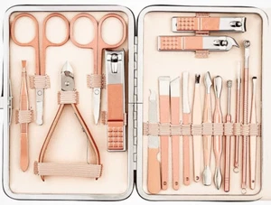 Manicure Kit, pedicure tools for feet,18 Pieces, Nail Clipper, Manicure Pedicur - Picture 1 of 4