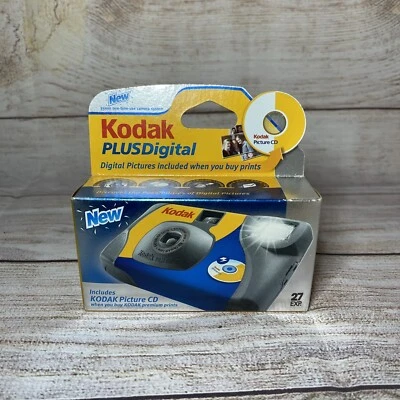 Kodak Plus Digital One Time Use Disposable 35mm Camera 27 ex Exp. 1/2005 Photo - Image 1 of 4