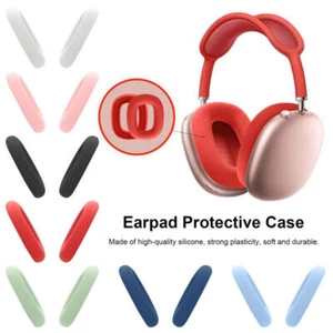 Durable Silicone Ear Cushions Covers for AirPods Max Earplugs Protective Sleeve - Picture 1 of 19