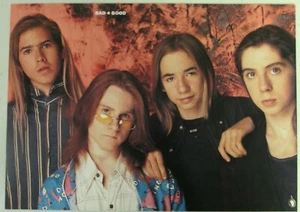 BAD 4 GOOD young glam hard rock EARLY 1990's ~ Magazine Page PINUP - Picture 1 of 1