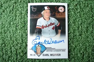 Earl Weaver 2003 Topps Autographs #TA-EW On-Card Auto - Picture 1 of 2