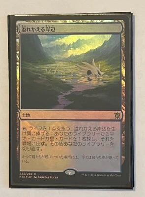 Foil *Japanese* Flooded Strand NM Khans of Tarkir - Image 1 of 4