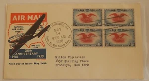 FDC C23 May 14 1938 St Petersburg Florida Torkel Gundel cachet - Picture 1 of 2
