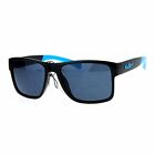 KUSH Sunglasses Unisex Classic Square Plastic Frame UV 400 Black