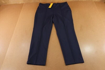 Pantalón tobillo Ruby Rd Petite XL azul marino con costuras tiro alto nuevo con etiquetas Foto 1 de 4