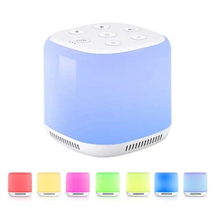 White Noise Maschine tragbares Schlaftherapiegerät mit 34 natürlichen Geräuschen F8J6 - Bild 1 von 8