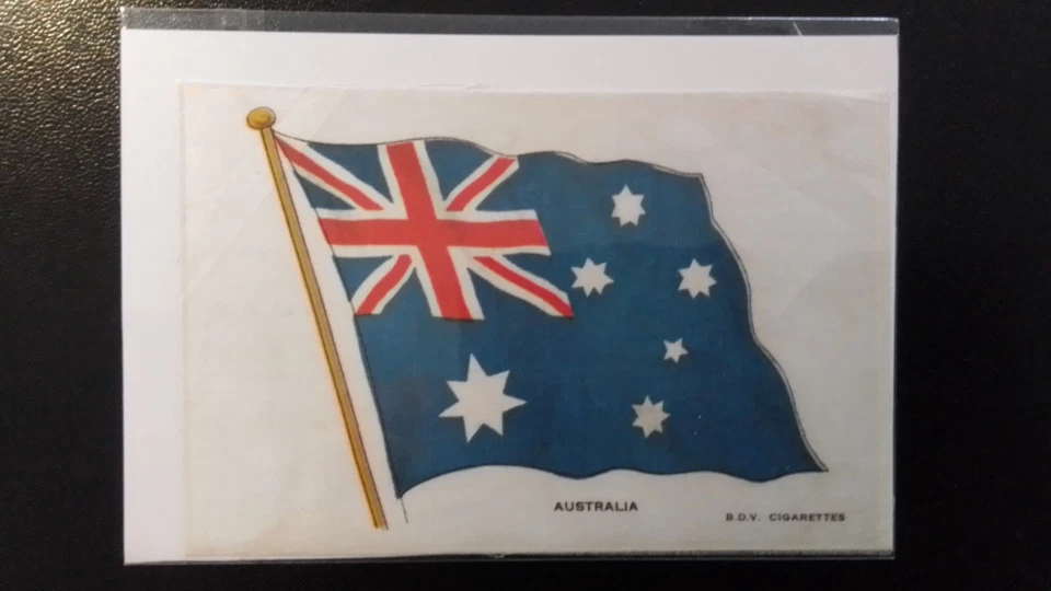 GODFREY PHILLIPS BDV SILKS.  NATIONAL FLAGS,  AUSTRALIAN, 150mm X 100mm, MEDIUM. - Image 1 of 1
