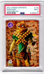 2020 Panini Fortnite #176 Mancake Cracked Ice Epic Outfit PSA 9 NEUWERTIG USA DRUCK - Bild 1 von 2