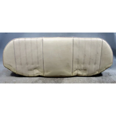 Almohadilla de banco inferior asiento trasero BMW E28 serie 5 1984-1985 beige perla vinilo OEM Foto 1 de 4
