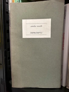 Amelia Rosselli - Impromptu - Les feuillets de Babel - 1987 - Foto 1 di 1
