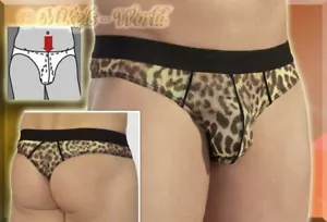Dessous - Goldglanz Rio-String im Leo-Design - Bild 1 von 2