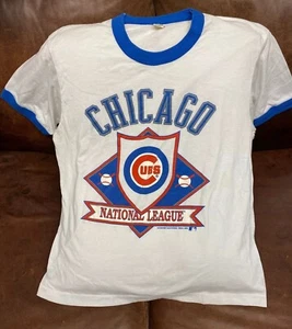 Camiseta vintage años 90 Chicago Cubs Screen Stars MLB 50/50 algodón/poliéster 1992 - Imagen 1 de 11