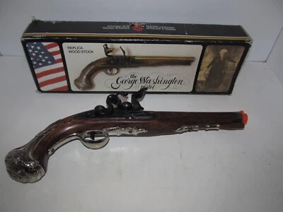 Vintage Denix Replica Colonial George Washington Flintlock Pistol Non-Firing Gun - Image 1 of 4
