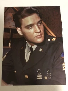 Elvis Presley Magazine Pinup Vintage Ephemera Elvis In Army - Picture 1 of 2