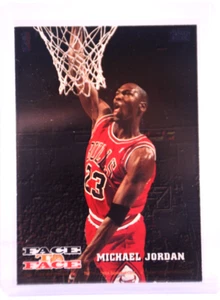 1993-94 NBA Hoops MICHAEL JORDAN / HAROLD MINER #FTF10 Face To Face Insert Card - Picture 1 of 2