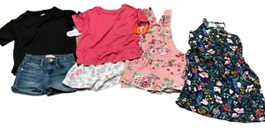 Girls size 6 Outfits Short Sleeve Shirts Sleeveless Dress Shorts Lot - Picture 1 of 7