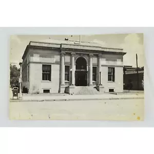 Cartolina antica Abilene Kansas ufficio postale foto reale CPR - Foto 1 di 2