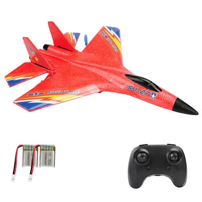 SU-27 Glider RC plane Wingspan Remote Radio Control Drone 3Axis Gyro Fighter Toy - Image 1 of 4