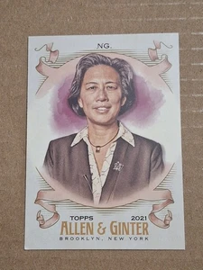 2021 KIM NG TOPPS ALLEN AND GINTER BASEBALL GENERAL MANAGER CARD #226 MARLINS - Picture 1 of 2