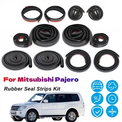 Tiras de sellado de goma para puerta Mitsubishi Montero q reducción de ruido de corrientes de clima Foto 1 de 4