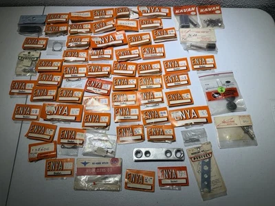 Vtg ENYA Ect…. Lot Of 66 Nitro Model Airplane Parts - Image 1 of 4
