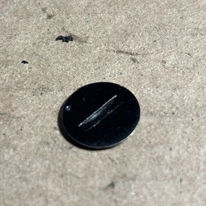 GENUINE (1) OLYMPUS OM-1 MOTOR DRIVE CAP COVER FITS OM-1N OM-2 OM-2N. Black Cap - Picture 1 of 2