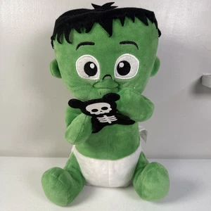 Halloween Gemmy Spooky Village Animated Munching Baby Monster Frankenstein 11" - Picture 1 of 7