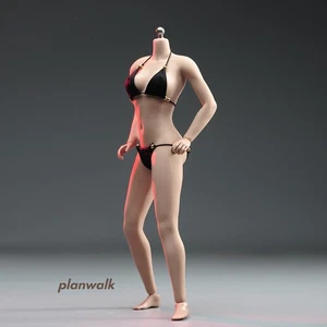 12" Soldier Female Action Figure 1/6 Scale Black Beach Bikini Set PH TBL Hot - Picture 1 of 6