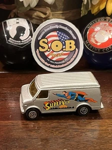 Corgi Juniors Chevrolet Superman Delivery Van Silver Diecast USED EX Condition - Picture 1 of 10