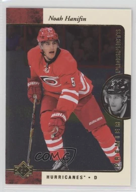 2015-16 SP Authentic 1995-96 Retro Premier Prospects Noah Hanifin #R46 Rookie RC - Image 1 of 2